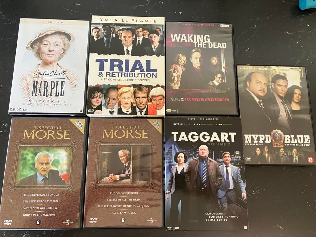 Diverse DVD’s met Detective Stories, Cd's en Dvd's, Dvd's | Tv en Series, Alle leeftijden, Ophalen, Zo goed als nieuw, Overige genres