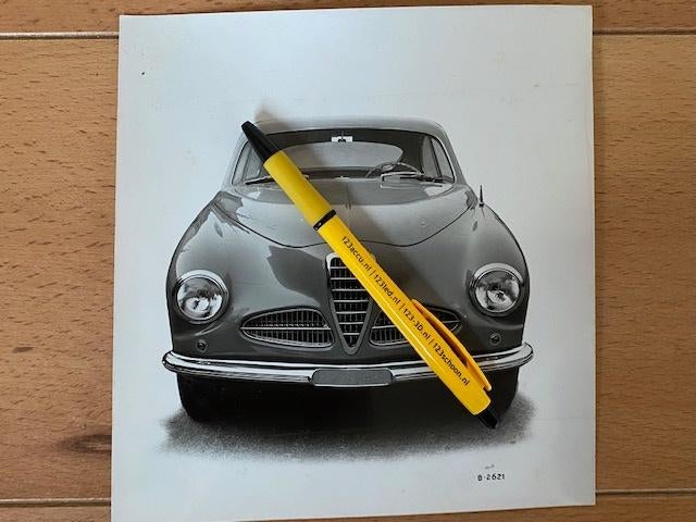 Alfa Romeo 1900 Coupé - Originele oude persfoto, Gelezen, Alfa Romeo, Ophalen of Verzenden, Alfa Romeo