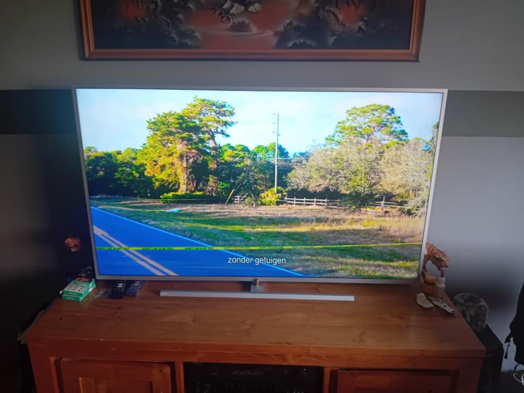 Philips Ambilight 58 inch 4K Smart TV met 2 ab vd. 350 euro, Ophalen, Philips, Gebruikt, LCD