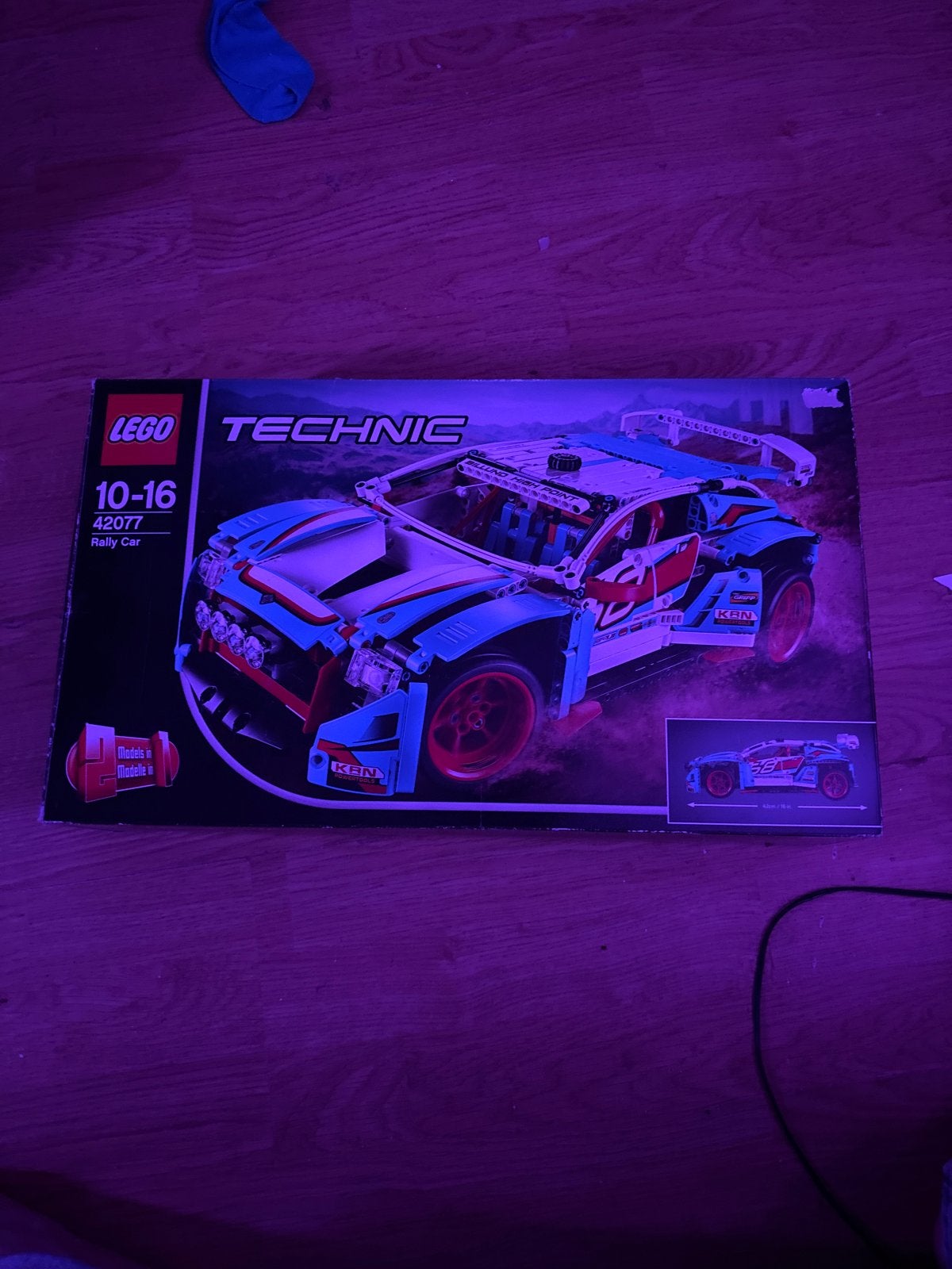 LEGO Technic 42077 Rally Car - Zo goed als nieuw, Ophalen of Verzenden, Zo goed als nieuw, Overige merken