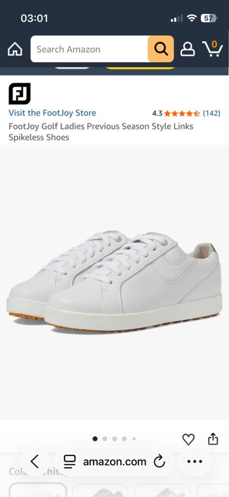 Footjoy dames golfschoenen maat UK-3, Ophalen, Zo goed als nieuw
