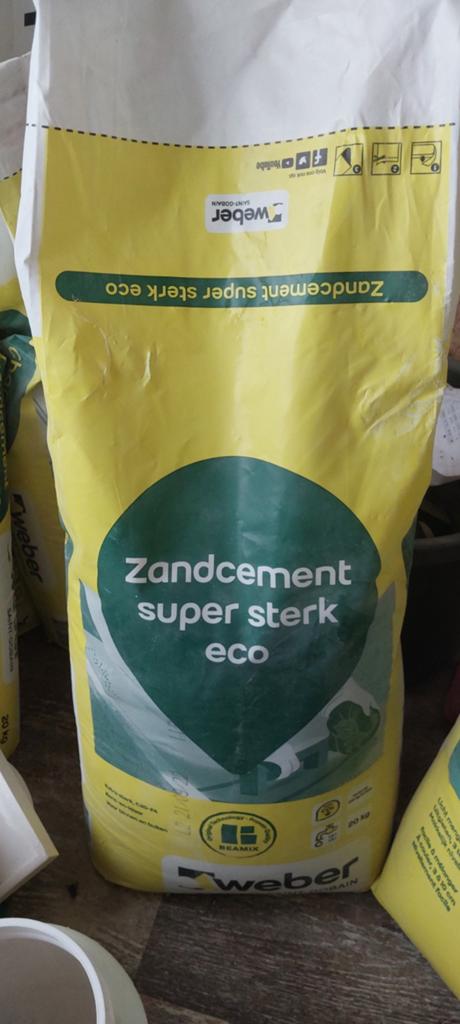 Weber Zandcement super sterk eco (2zakken 6euro), Ophalen, Nieuw