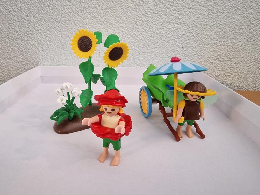 Playmobil bloemenfee met riksja, 4197, Ophalen of Verzenden, Gebruikt, Complete set
