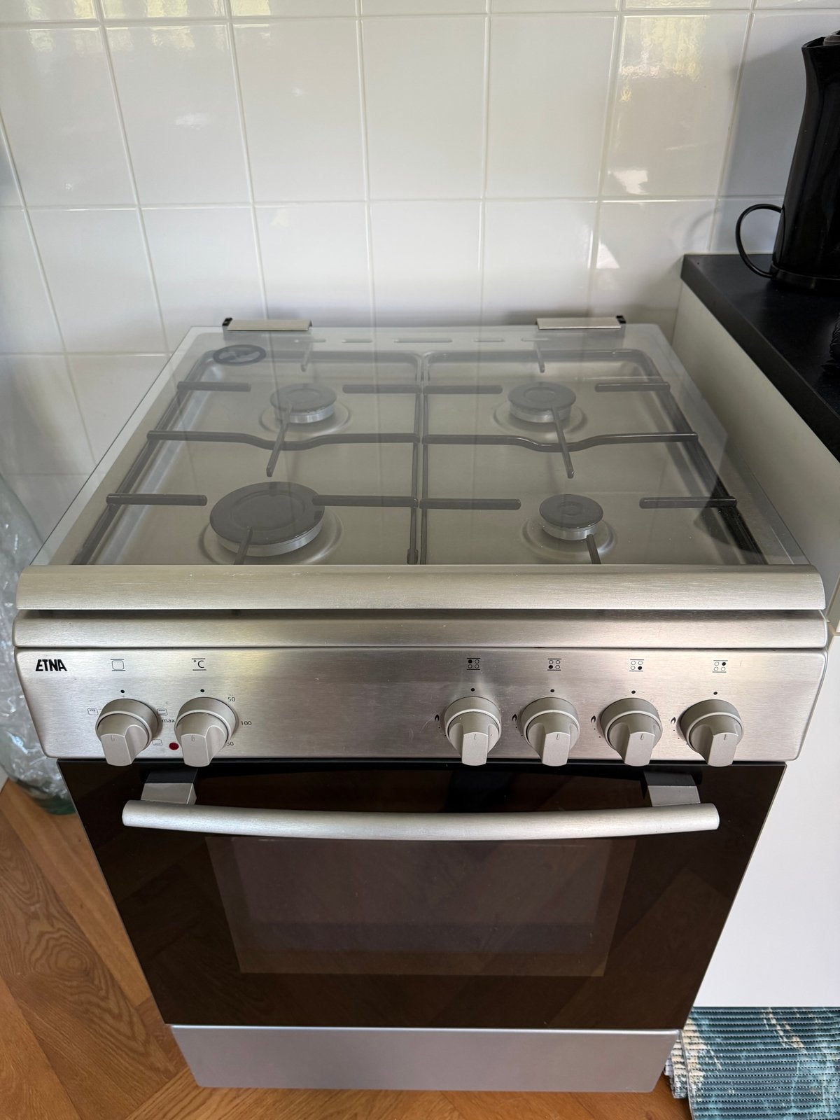 ETNA Fornuis met Gas Kookplaat en Oven, Ophalen, Gebruikt, 60 cm of meer, 4 kookzones