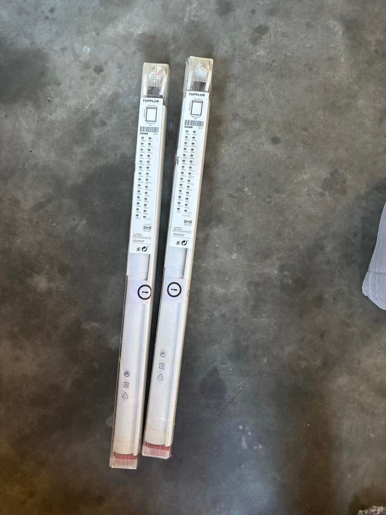 IKEA TUPPLUR rolgordijnen 60x195 cm - Zonder koord, Wit, Nieuw, 150 tot 200 cm, 50 tot 100 cm