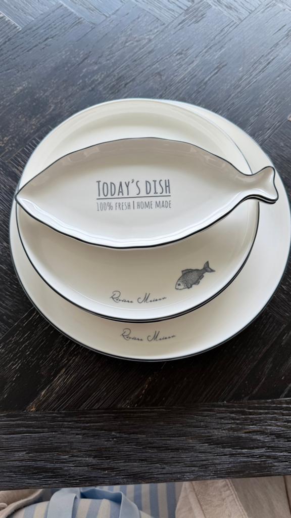 Rivièra Maison Daily catch, Ophalen, Nieuw, Bord(en), Overige stijlen