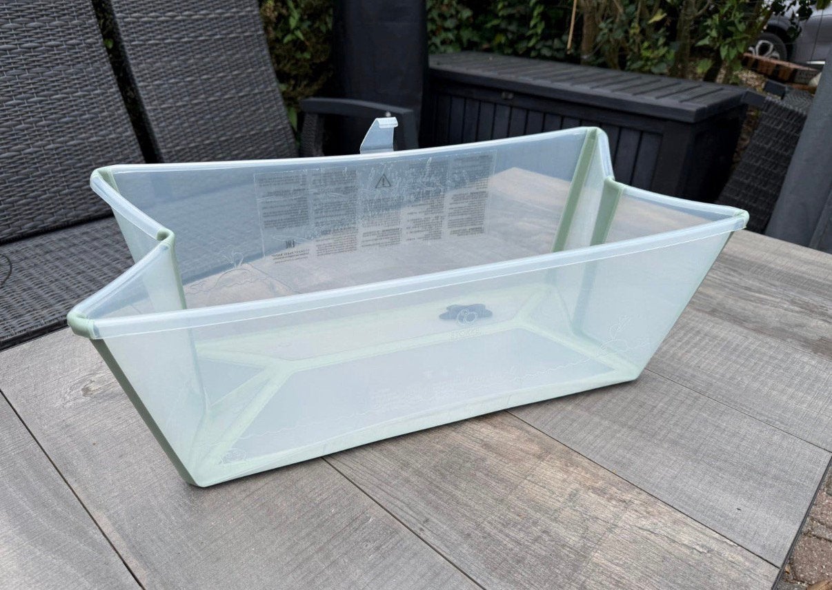 Stokke flexi bad opvouwbaar met haakje en stop, Ophalen of Verzenden, Zo goed als nieuw