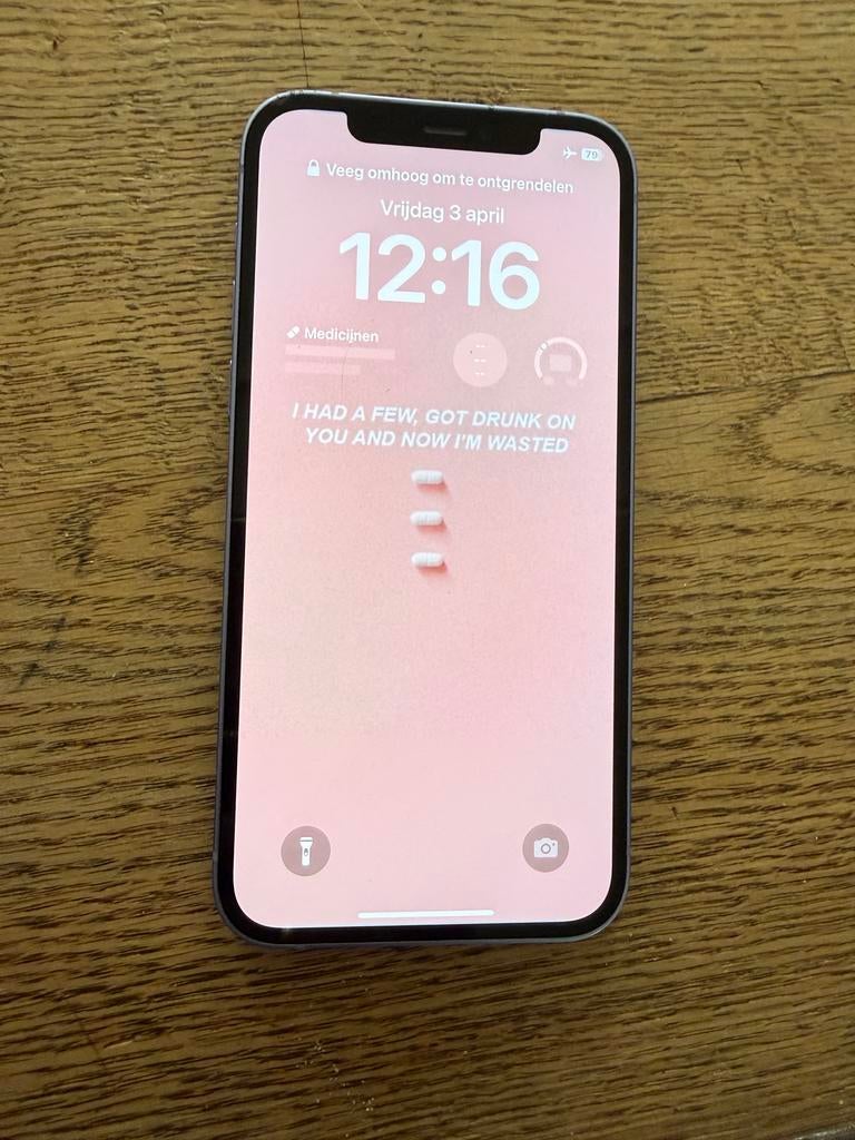 iPhone 12 Paars 128 GB - Lichte gebruikerssporen, Telecommunicatie, Mobiele telefoons | Apple iPhone, Ophalen, Paars, IPhone 12