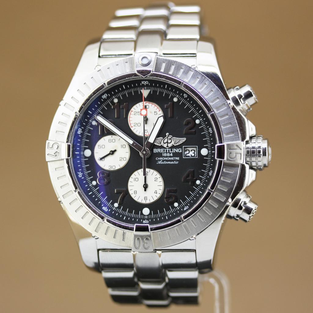 Breitling Super Avenger Ref. A13370, Staal, Gebruikt, Staal, Breitling