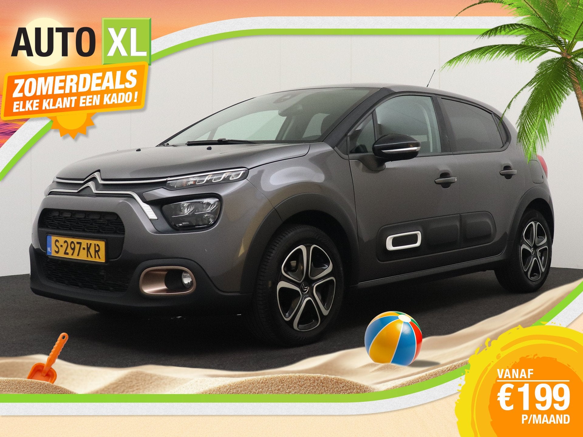 Citroën C3 1.2T C-Series Climate Carplay LED DAB 16'LMV Pri, Voorwielaandrijving, 1199 cc, 450 kg, Bedrijf
