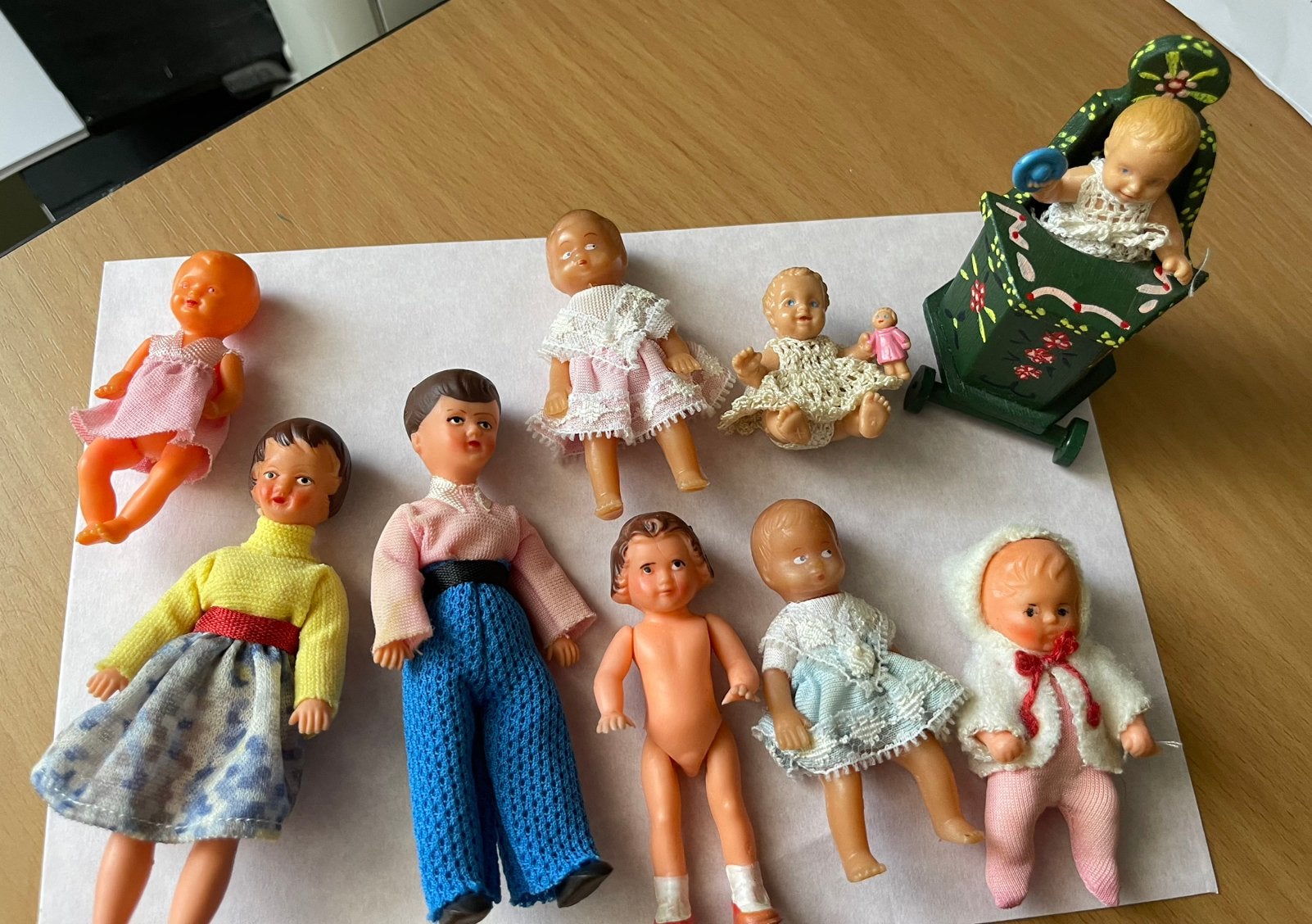 Oude poppetjes jaren 60, Verzamelen, Ophalen of Verzenden, Zo goed als nieuw, Poppenhuis