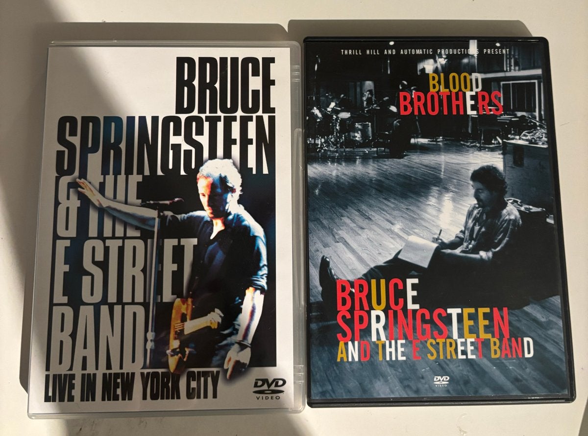 Bruce Springsteen DVD's: Live in New York City & Blood Broth, Alle leeftijden, Engels, Ophalen of Verzenden, Concert