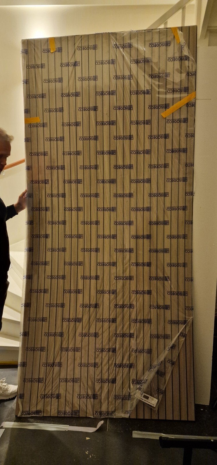 SPC wandpaneel Isodeco Japandi mat walnoot bruin, Ophalen, Minder dan 25 mm, Nieuw, Plank