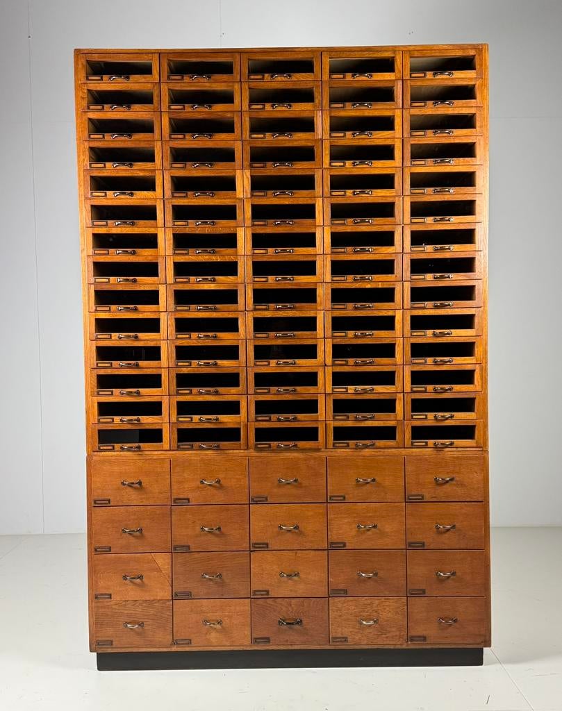 Fourniturenkast Apothekerskast vintage groot, Ophalen of Verzenden