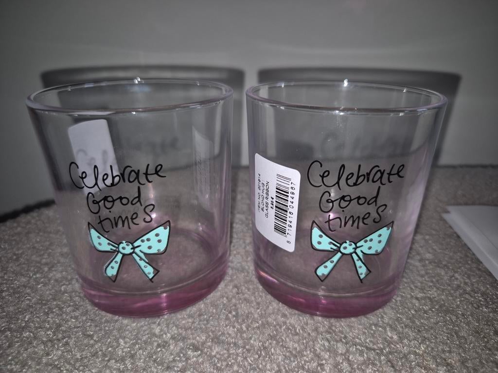 2 blond amsterdam glazen (nieuw), Verzamelen, Glas en Borrelglaasjes, Ophalen of Verzenden, Nieuw, Frisdrankglas