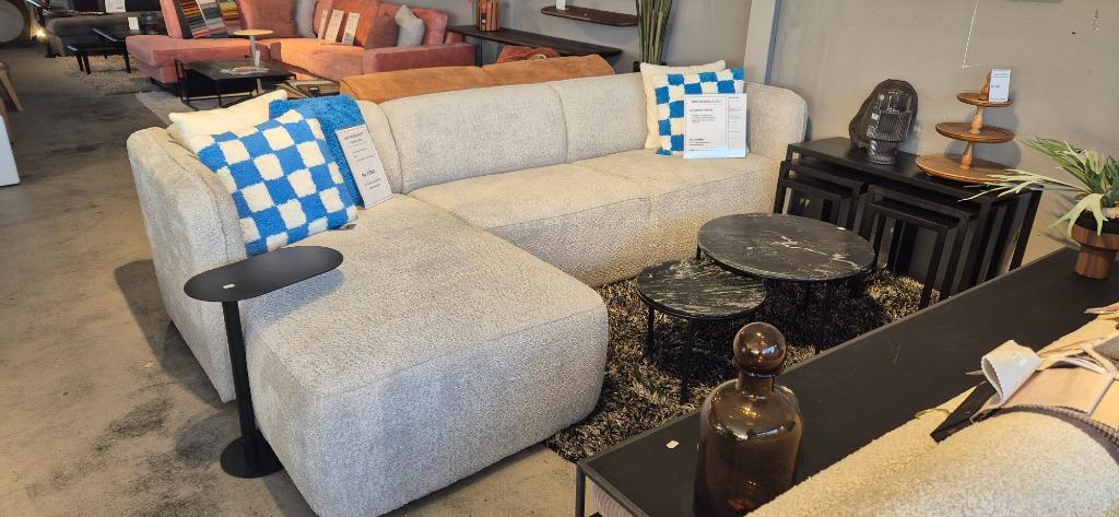 Loungebank Madrid direct uit voorraad leverbaar !!, Huis en Inrichting, 150 tot 200 cm, Hoekbank, Nieuw, 75 tot 100 cm