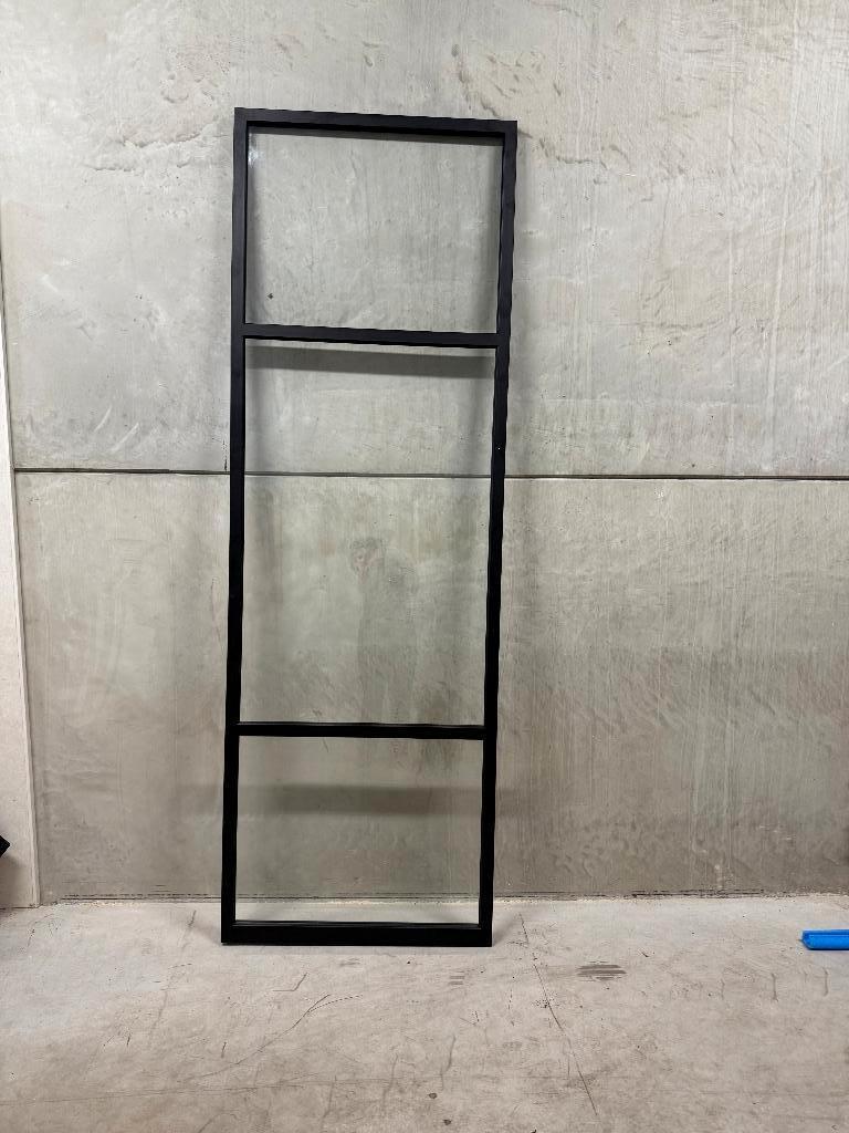 Luxe stalen taatsdeur Zwart met softclose | 900x2683mm |-20, Ophalen, 80 tot 100 cm, 215 cm of meer, Binnendeur