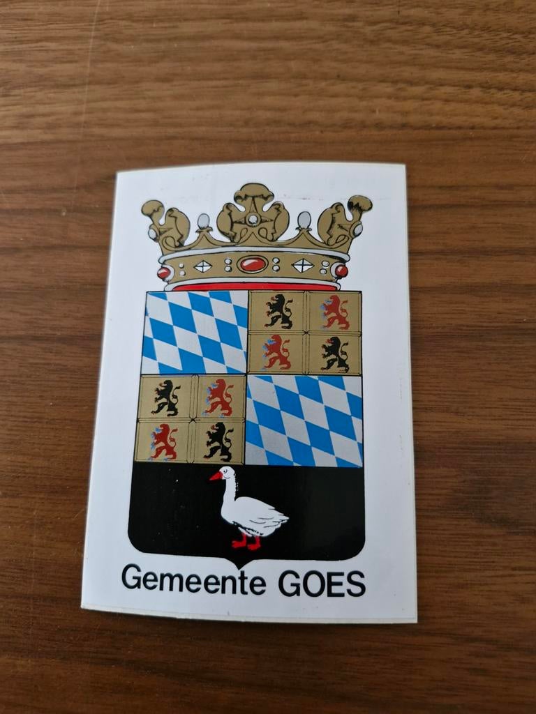 5969 Gemeente Goes Wapen Sticker, Ophalen of Verzenden