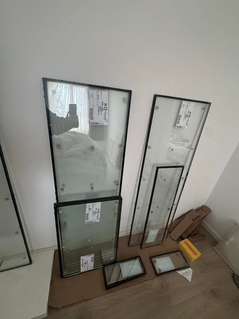 Glazen ramen Mahoniestraat - Diverse maten, Ophalen, Minder dan 80 cm, Overige typen, Nieuw