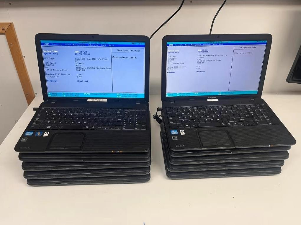 PARTIJ LAPTOPS – IDEAAL VOOR HANDEL, REPARATIE OF ONDERDELEN, Computers en Software, Windows Laptops, Niet werkend, 15 inch, 2 tot 3 Ghz