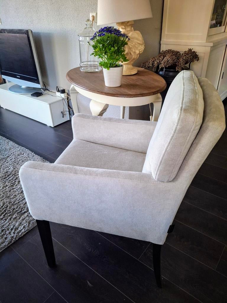 2 Eetkmr fauteuils  "QUINTEN" Urban  Sofa. / Monti Beige, Ophalen, Nieuw, Overige kleuren, Stof