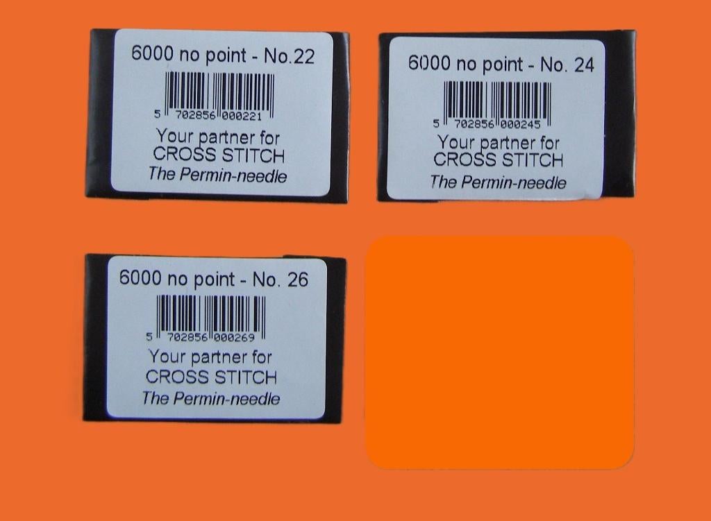 PERMIN borduurnaalden zonder punt 6000/ 20-22-24-26, Ophalen, Nieuw, Handborduren, Onderdeel of Toebehoren