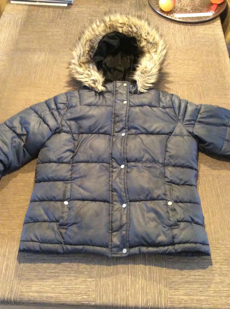 Winterjas blauw maat 42 clockhouse, Ophalen of Verzenden, Zo goed als nieuw, Maat 42/44 (L), Blauw