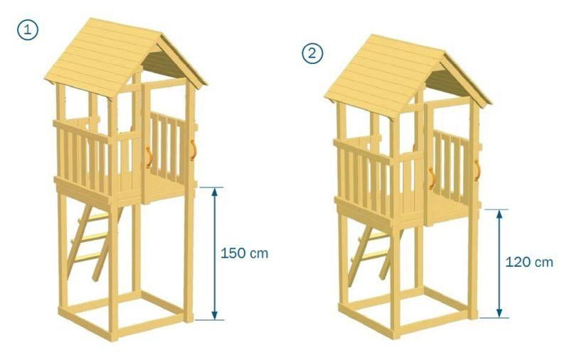 Speelhuisje Pippi of Peter Pan, Ophalen, Nieuw, Hout