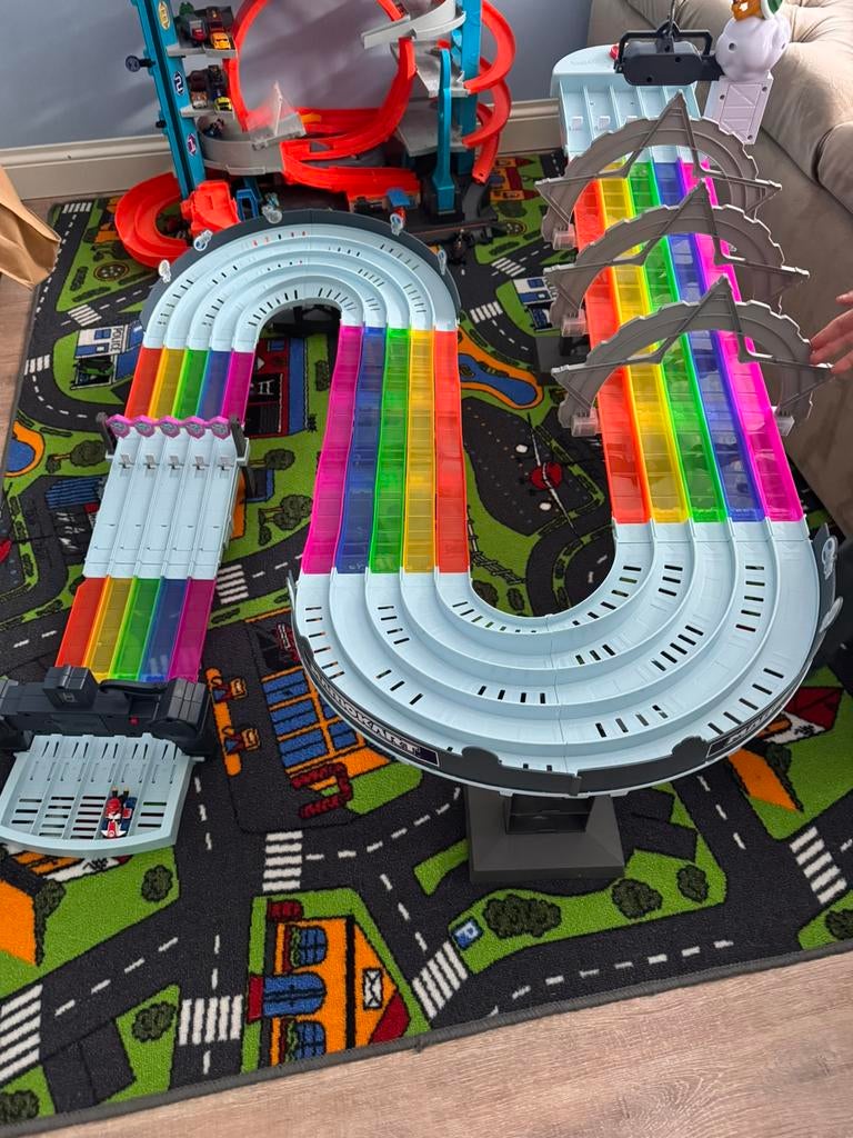 Hot wheels Mario kart racebaan, Ophalen, Zo goed als nieuw