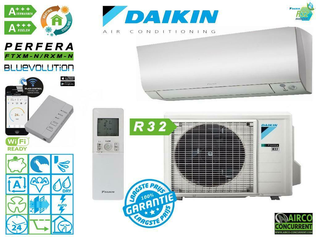 DAIKIN Perfera FTXM-R Nergens goedkoper! 2Kw 2022(7000BTU), Witgoed en Apparatuur, Airco's, Koelen en Ontvochtigen, Minder dan 60 m³