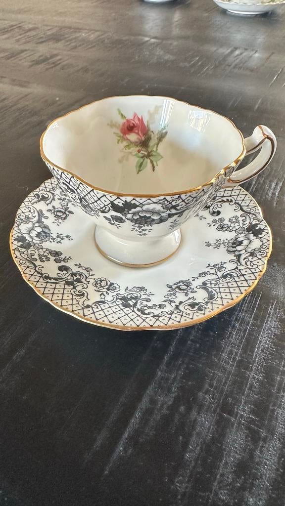 Bone China kop en schotels - Royal Albert, Colclough, Parago, Ophalen of Verzenden