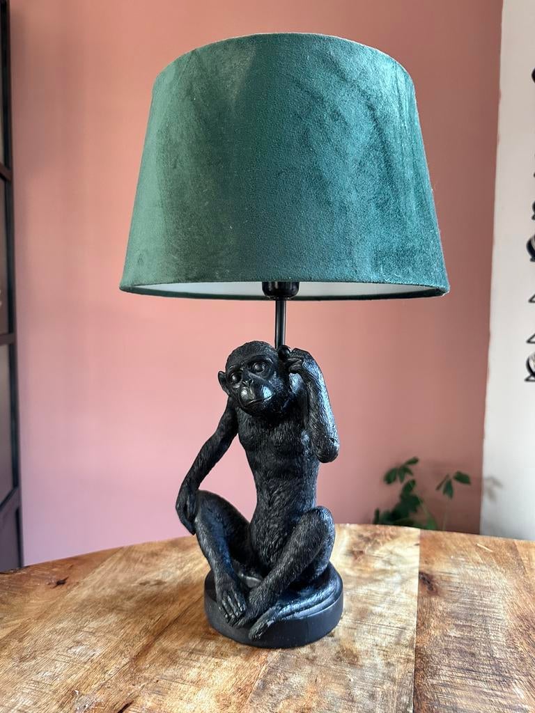 Leuke lamp + lampenkap, Ophalen of Verzenden, Zo goed als nieuw, Minder dan 50 cm