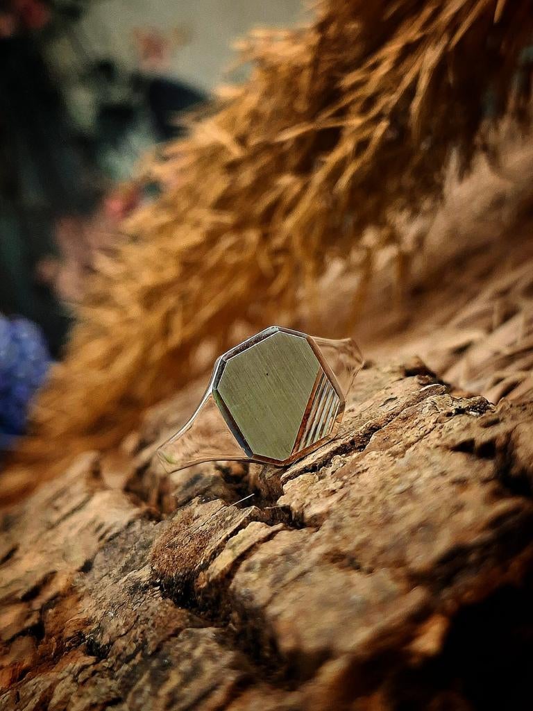 Zilveren Dames Zegelring, Sieraden, Tassen en Uiterlijk, Ringen, Zo goed als nieuw, Dame, 18 tot 19, Zilver, Zilver, Ophalen of Verzenden