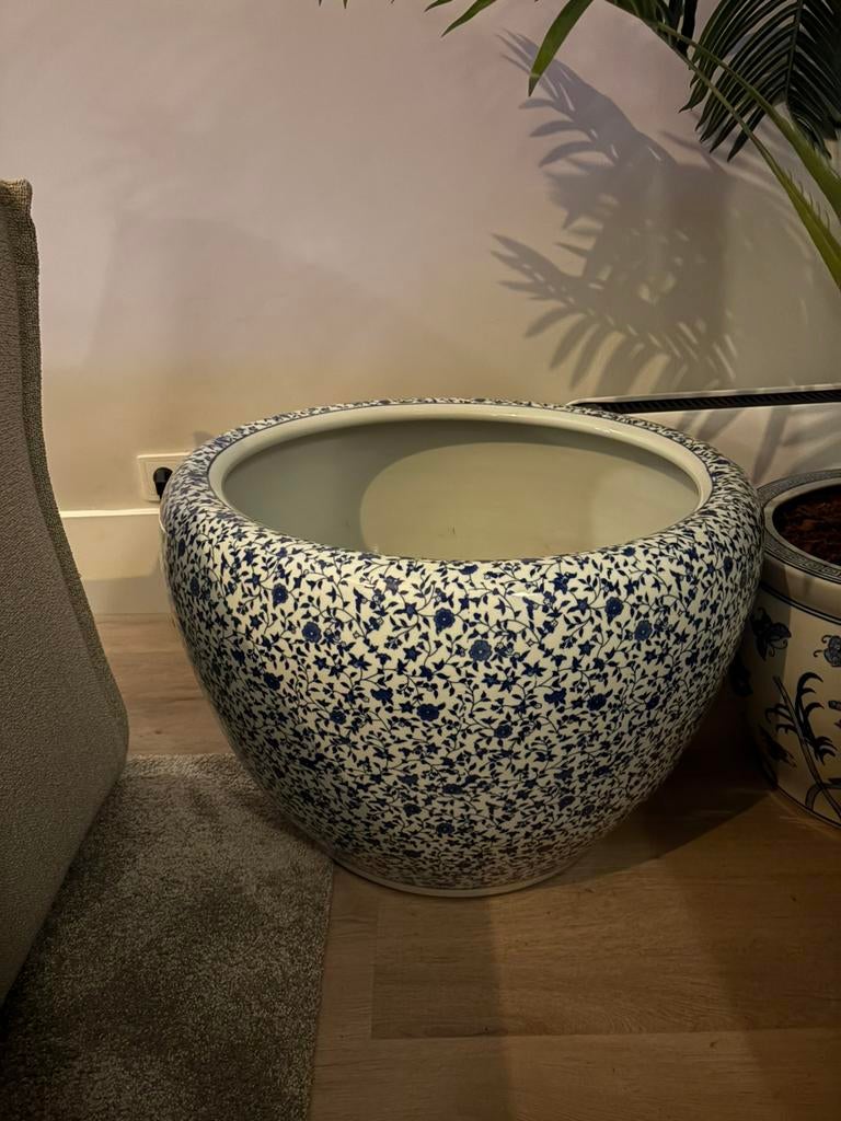 Chinese pot xxl, Tuin en Terras, Bloempotten, Ophalen, 40 cm of meer, Rond, Binnen