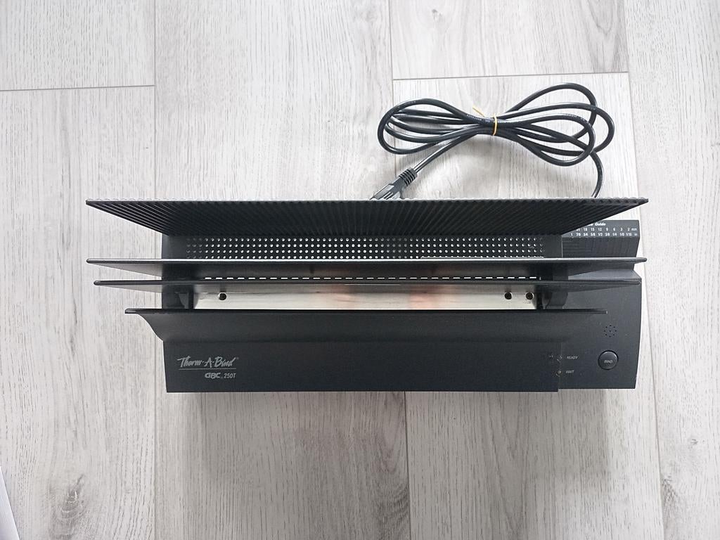 Thermabind 250T thermische inbindmachine + mappen, Diversen, Bureau-accessoires, Ophalen of Verzenden, Gebruikt