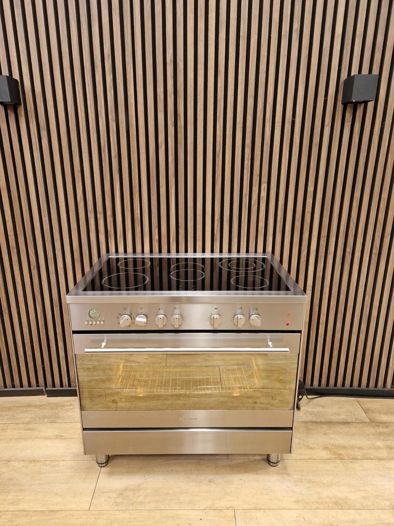 Luxe Rvs Boretti Msystem Fornuis keramisch (Gratis bezorgen), 60 cm of meer, Keramisch, Ophalen of Verzenden, Zo goed als nieuw