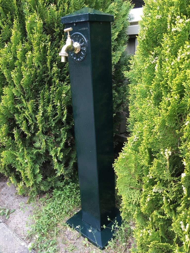 Staande waterkraan - aluminium - donkergroen, Tuin en Terras, Ophalen of Verzenden, Nieuw, Aluminium, Waterornament