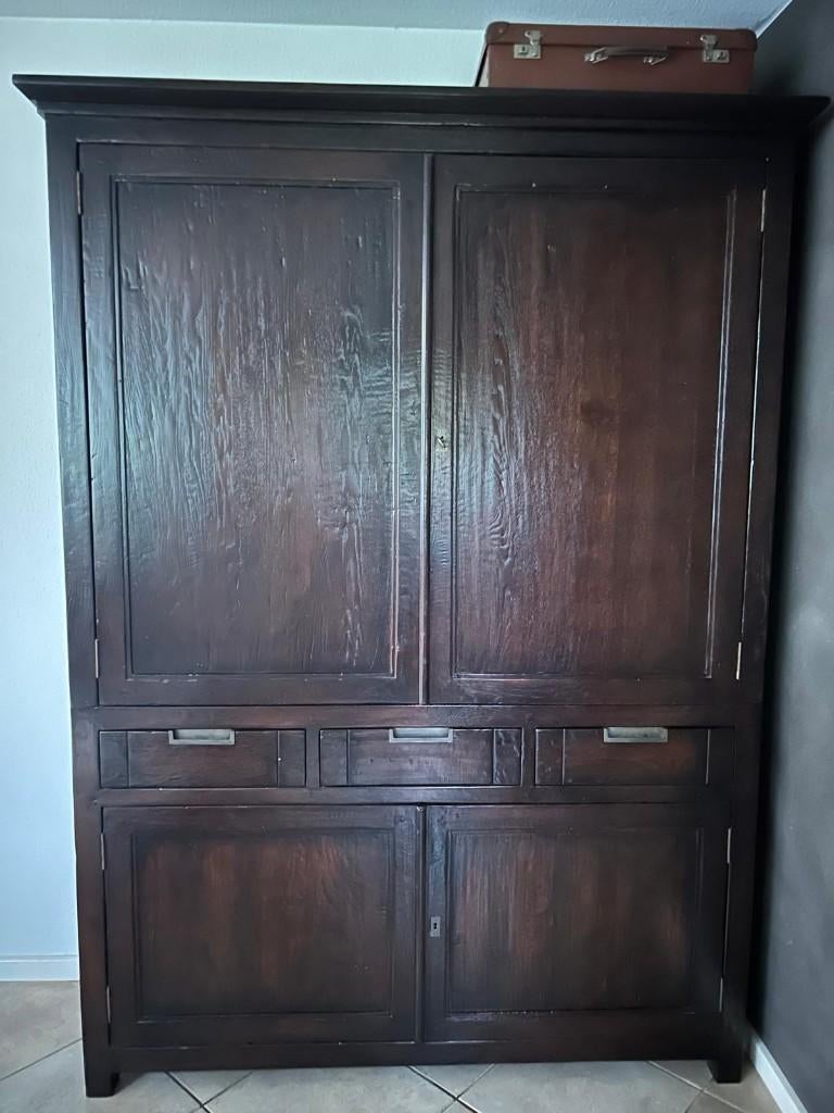 Servieskast, Huis en Inrichting, Kasten | Buffetkasten, Ophalen, 200 cm of meer, Eikenhout, 25 tot 50 cm