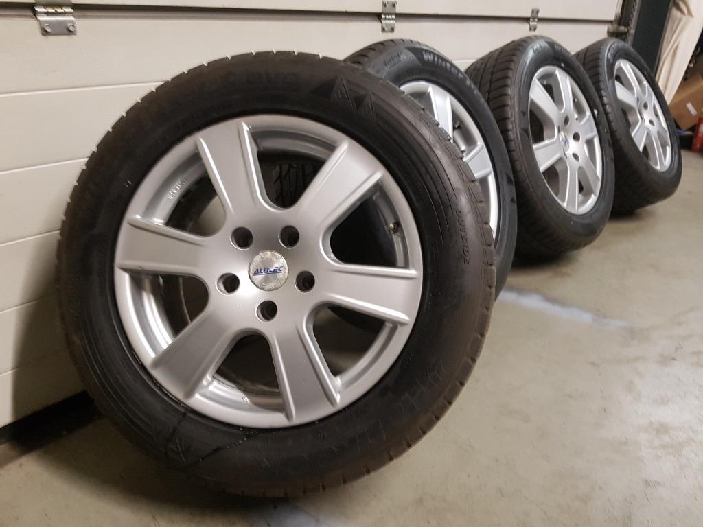 VW Transporter Winter Wielen set met Z.G.A.N. 18 inch Banden, Ophalen, 18 inch, 255 mm, Banden en Velgen