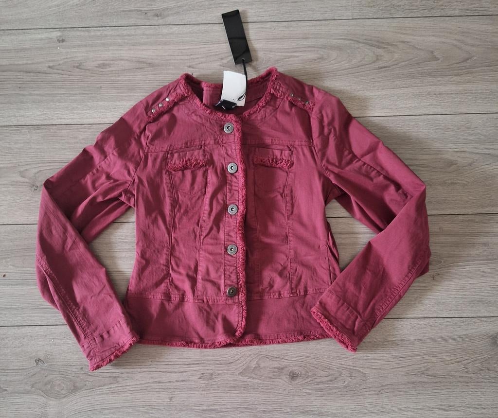Dreamstar dames jasje rood maat 38 M nieuw katoen, Maat 38/40 (M), Dreamstar, Nieuw, Ophalen of Verzenden