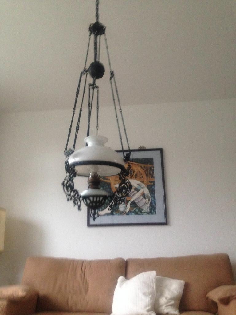 Olielamp, Ophalen