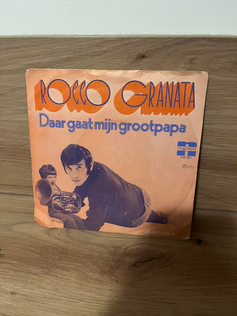 Rocco Granata - daar gaat mijn grootpapa, Cd's en Dvd's, Vinyl | Nederlandstalig, Ophalen of Verzenden, Zo goed als nieuw, Overige formaten