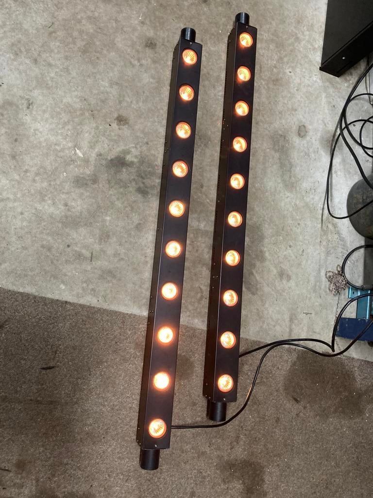Showtec Sunstrip stage blinder en Multidim mk2 dimmerpack, Muziek en Instrumenten, Ophalen, Zo goed als nieuw, Licht, Kleur