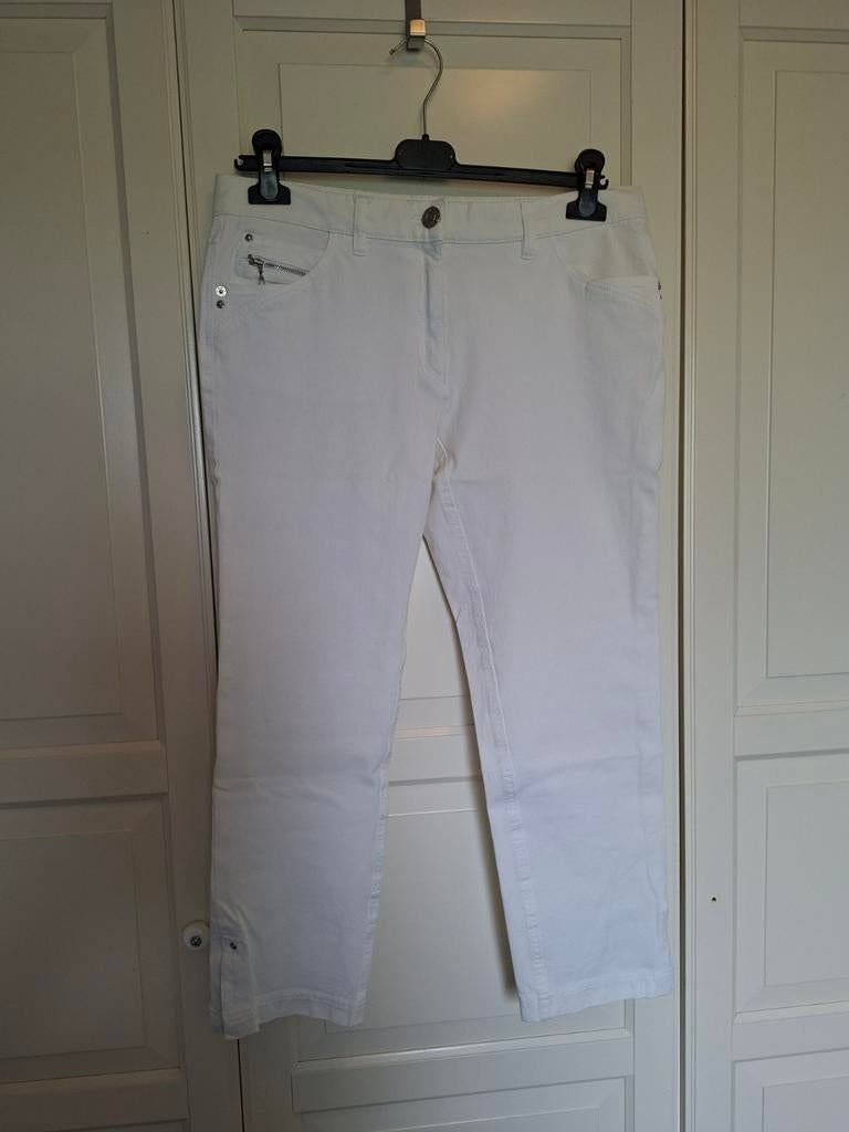 Mooie witte broek maat 40 ZERRES 7/8, Ophalen of Verzenden, Zo goed als nieuw, Wit, W30 - W32 (confectie 38/40)