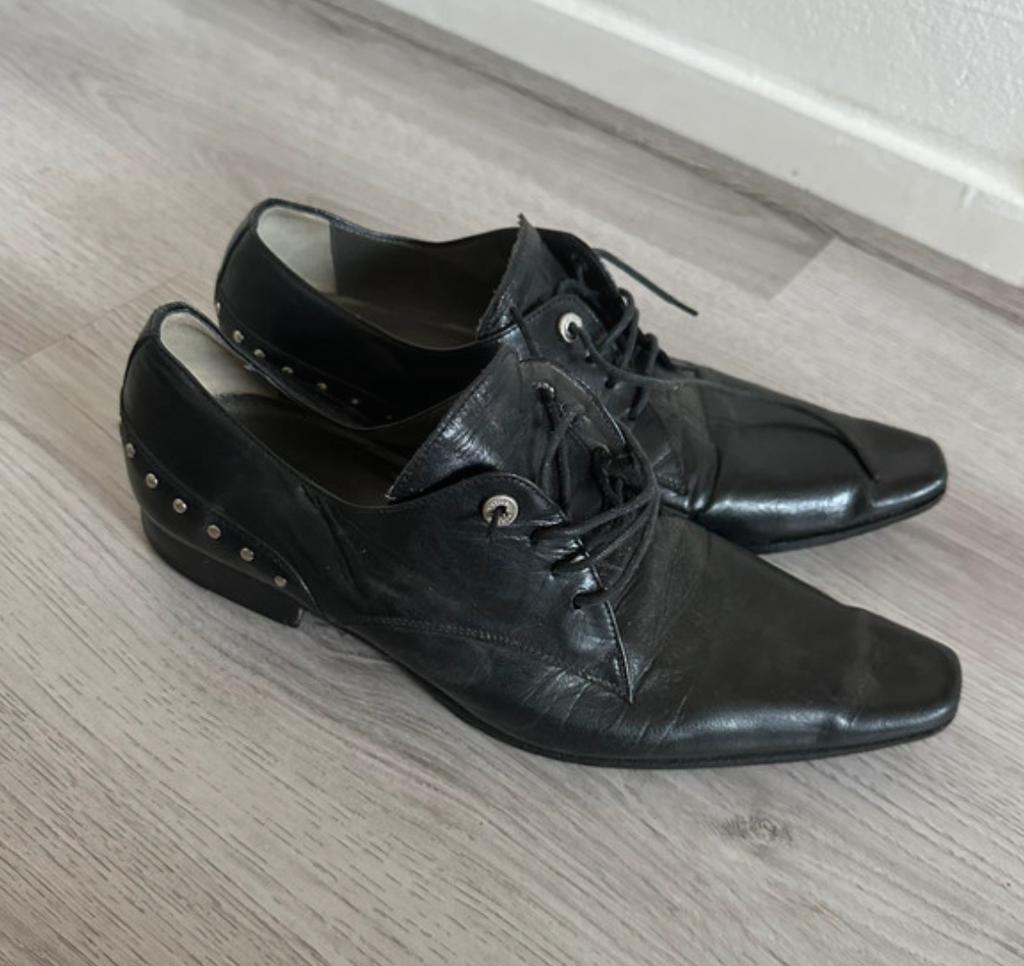 Roberto Cavalli nette veterschoenen maat 41, Ophalen of Verzenden, Zo goed als nieuw, Zwart, Veterschoenen