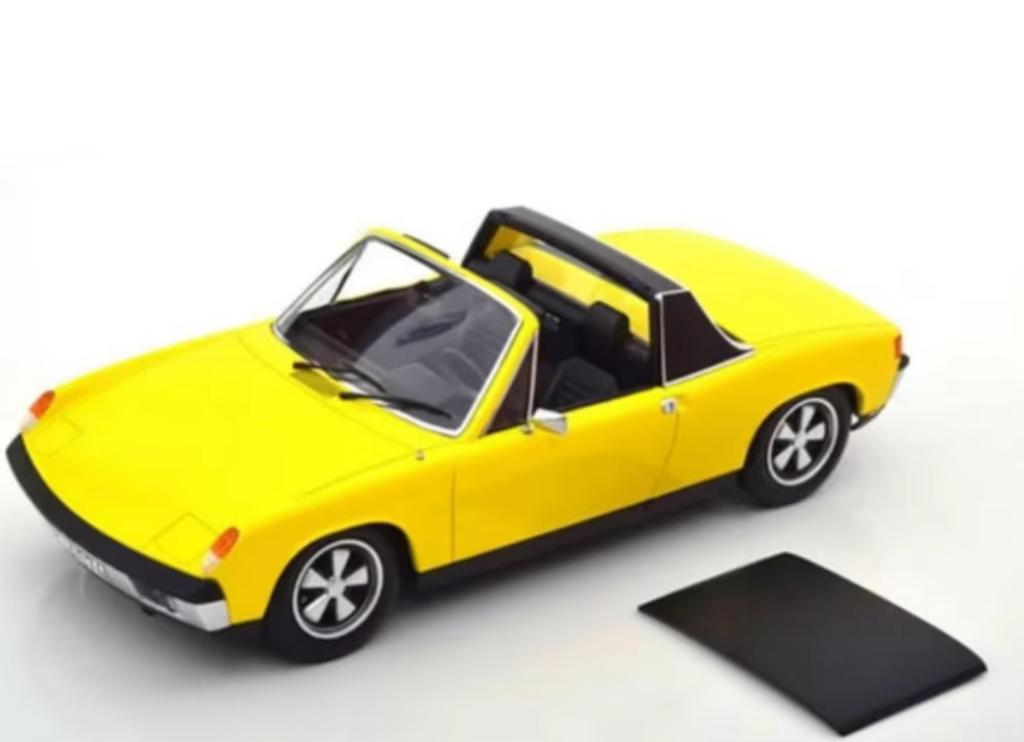 VW Porsche 914-6 1973 Geel schaal 1/18 NOREV ref: 187689, Verzenden, Nieuw, Auto, Norev