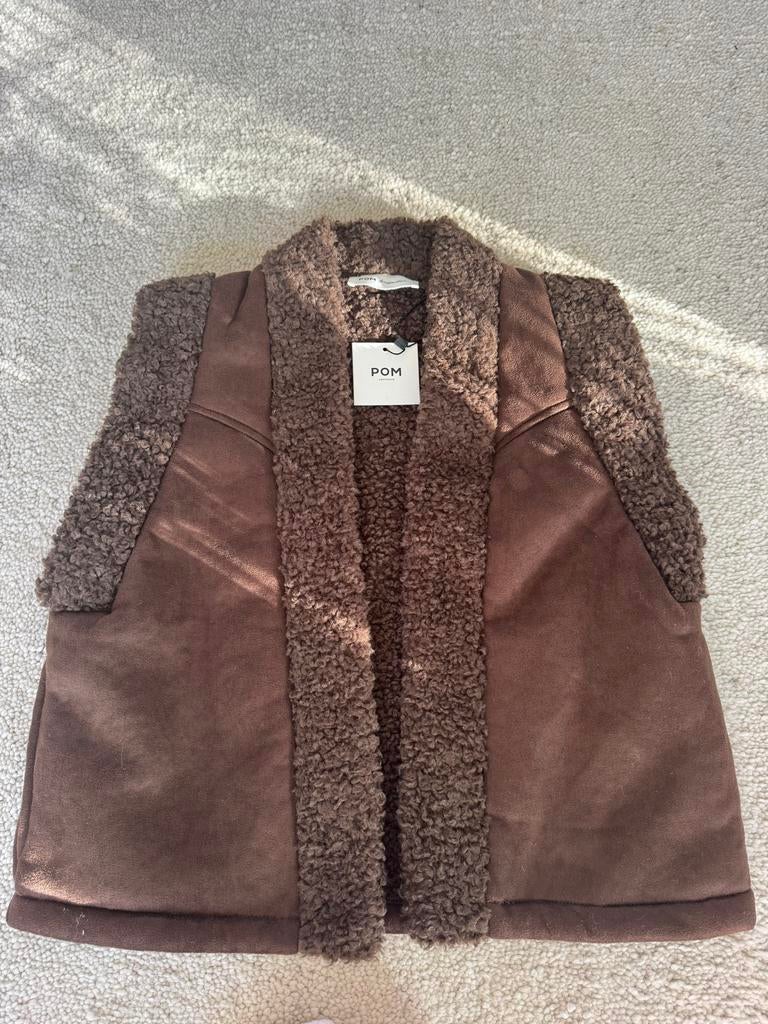 POM GILET - Lammy Brown, Kleding | Dames, Bodywarmers, Ophalen of Verzenden, Zo goed als nieuw, Maat 38/40 (M), Bruin