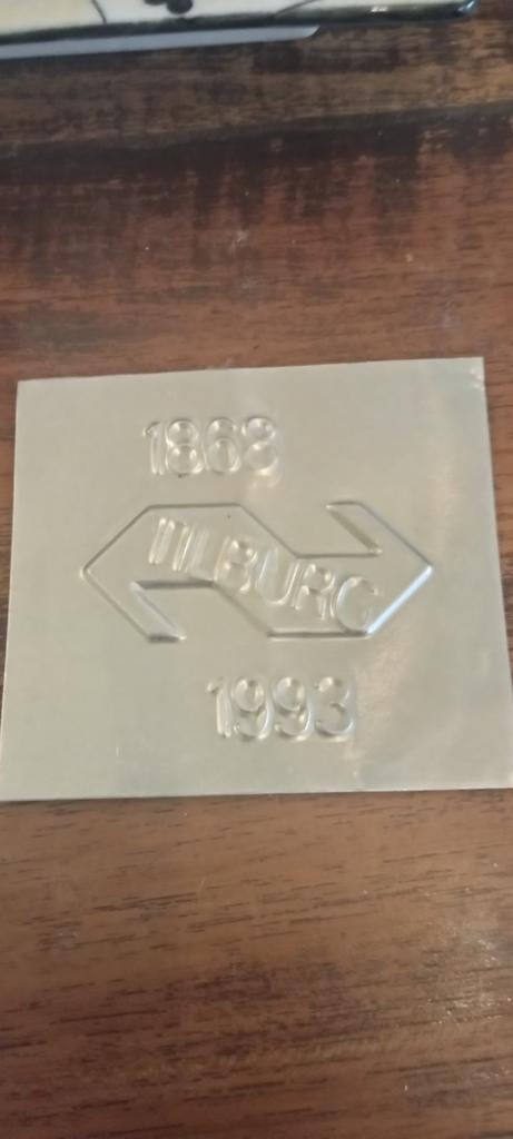 NS Plaatje Tilburg 1868-1993, Ophalen of Verzenden, Nieuw, Trein, Overige typen