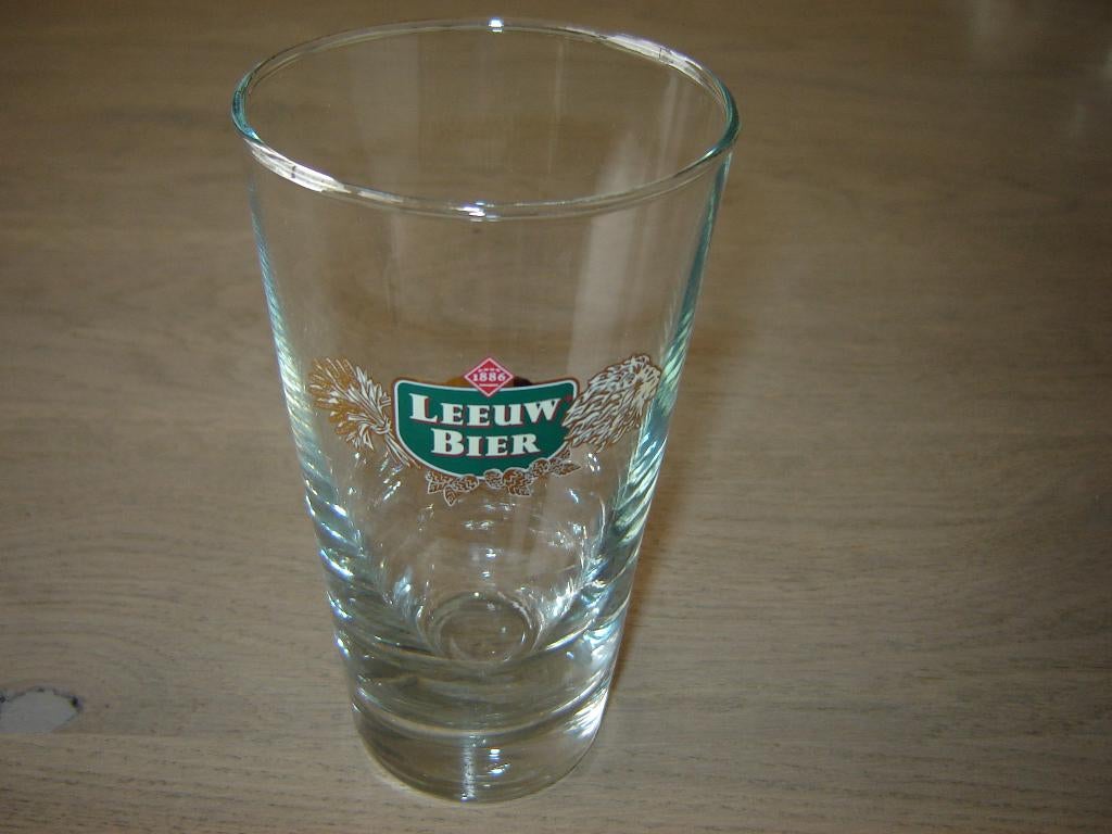 BIERGLAS LEEUW BIER NIEUW !!!, Ophalen of Verzenden, Nieuw, Glas of Glazen, Overige merken
