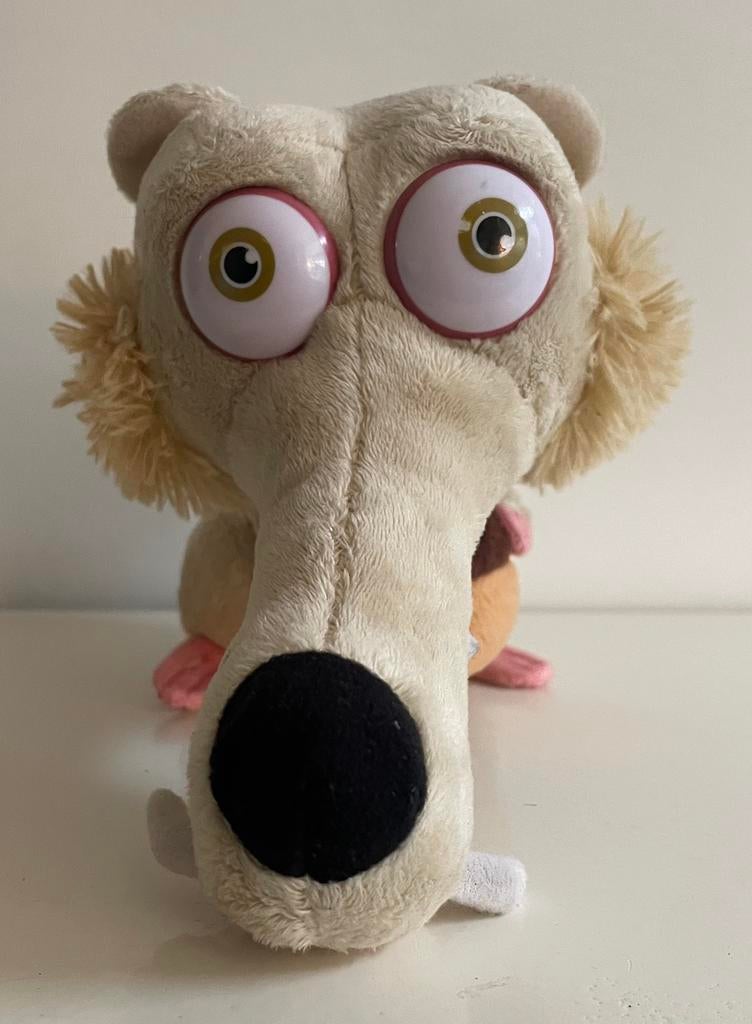 Ice Age Tijger knuffel Sabeltandtijger Sid Big Headz, Ophalen of Verzenden, Zo goed als nieuw, Overige typen